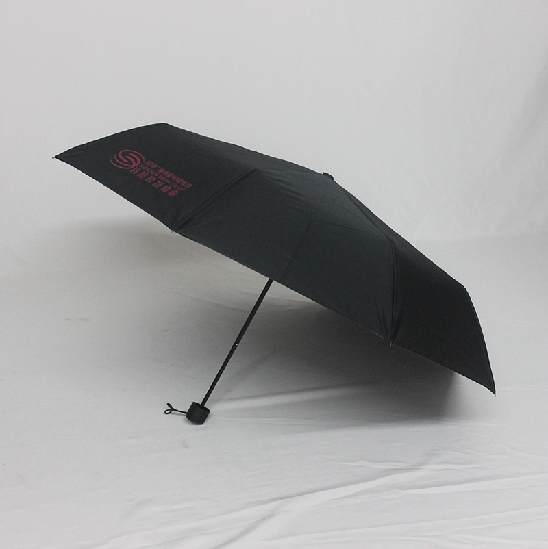雨傘廠家定做21寸黑膠防紫外線太陽傘 深圳廣告傘制作